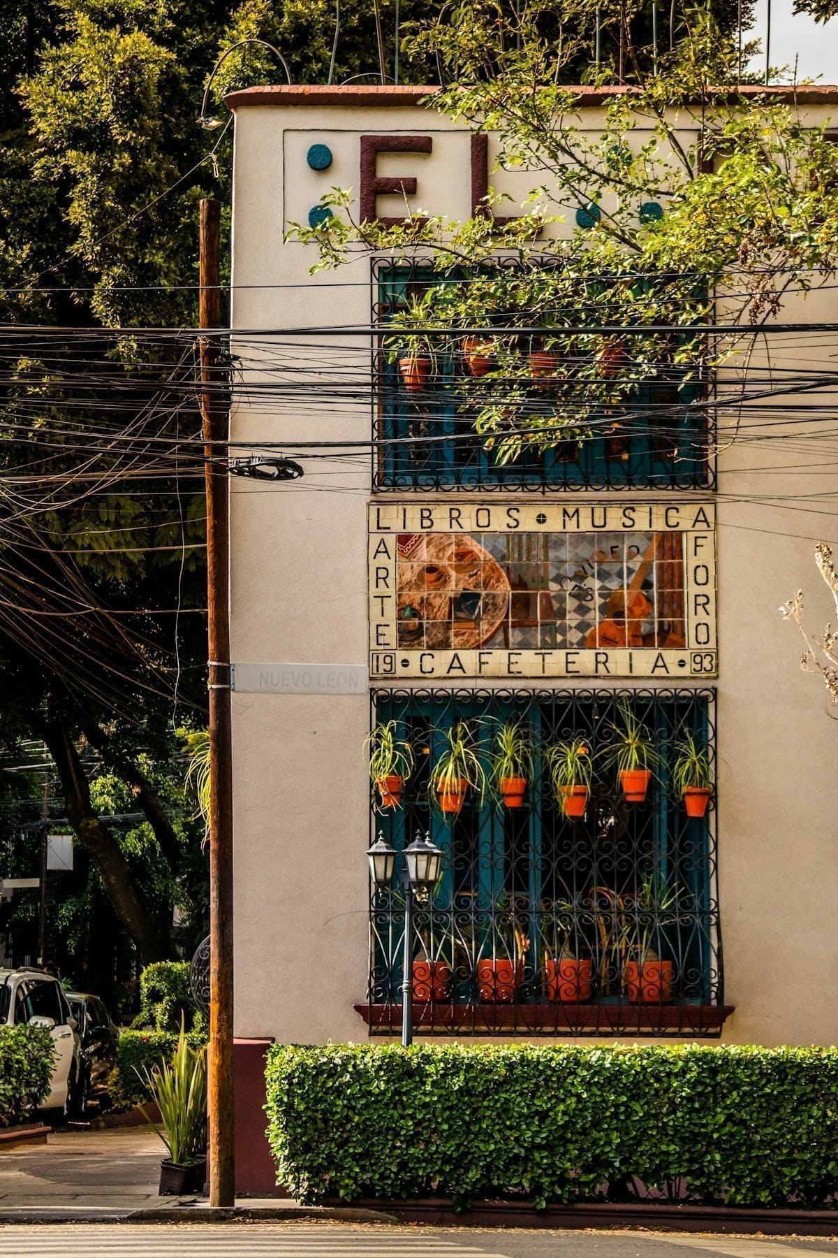 Plant-filled building in Mexico City — best cafes to work from, CDMX