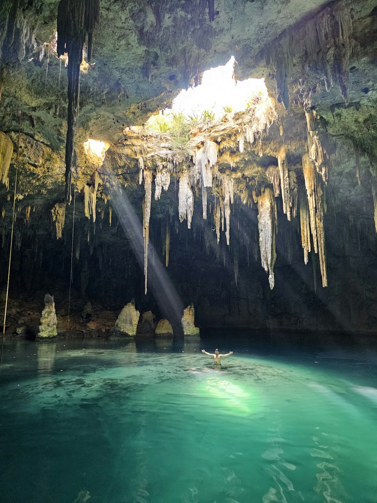 Jungle cenote pool near Palenque, Chiapas, Mexico