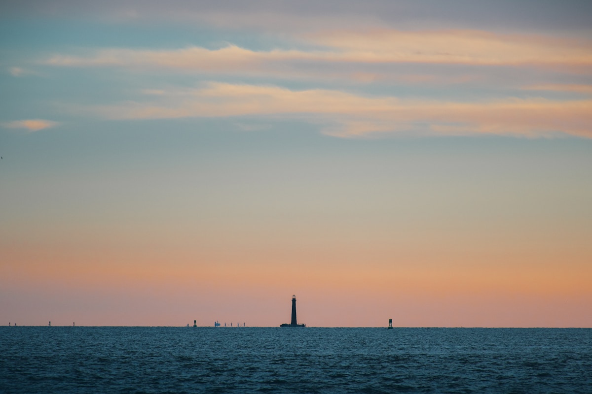 Lighthouse on the Mazatlán coast, Sinaloa, Mexico