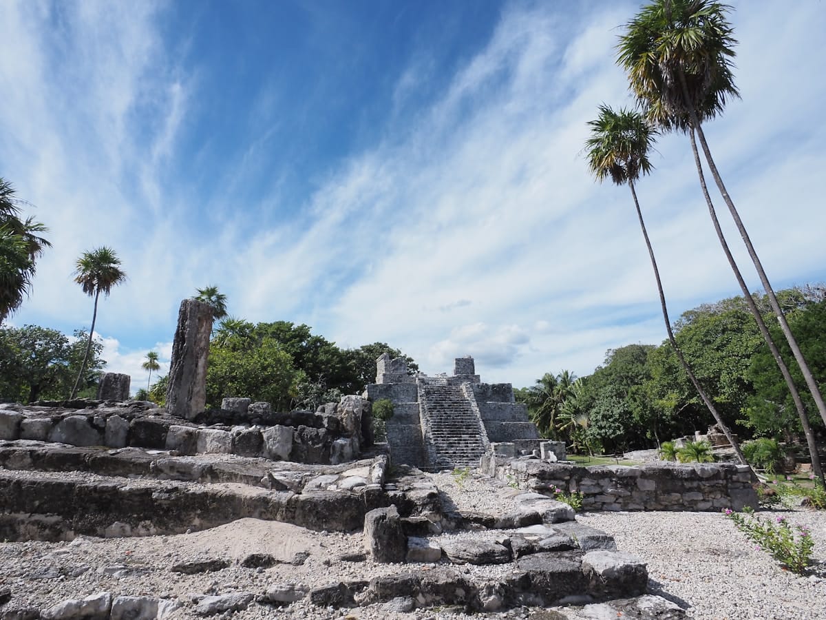 Maya ruins surrounded by palm trees, Yucatan, Mexico — 10-day itinerary