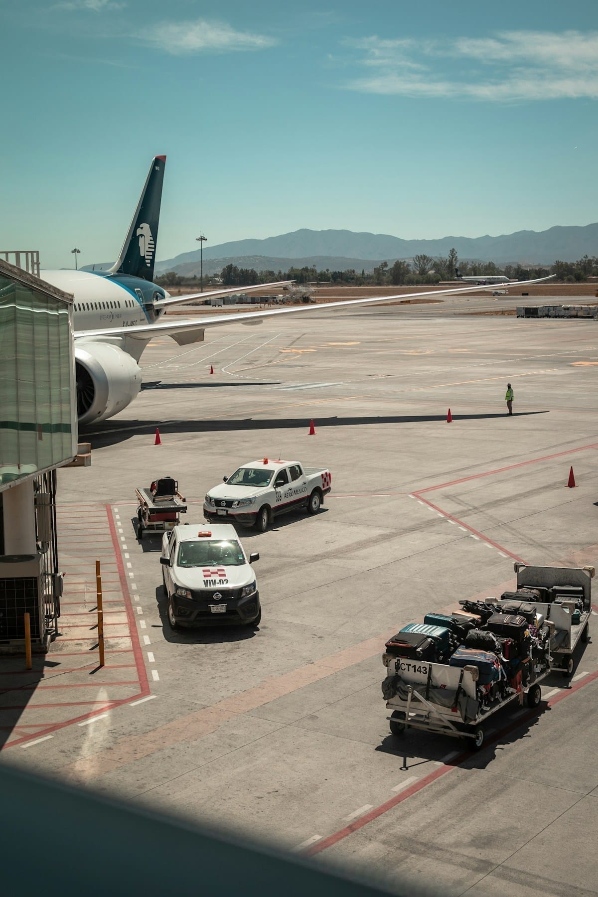 Mexican immigration stamp and visitor permit card