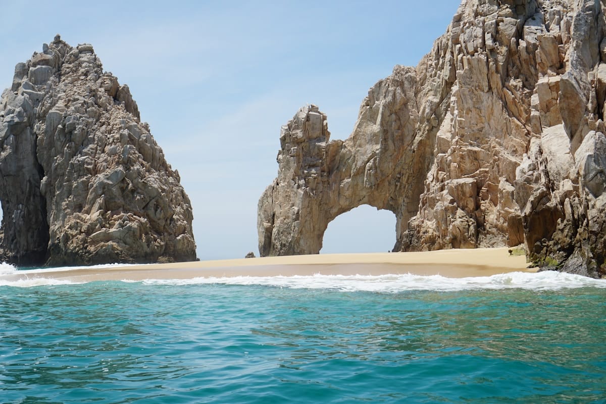 Cabo San Lucas marina and sea arch, Baja California Sur, Mexico