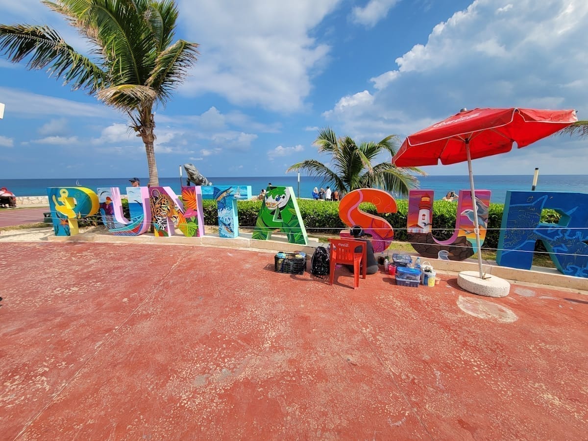 Waterfront accommodation at Isla Mujeres, Quintana Roo, Mexico